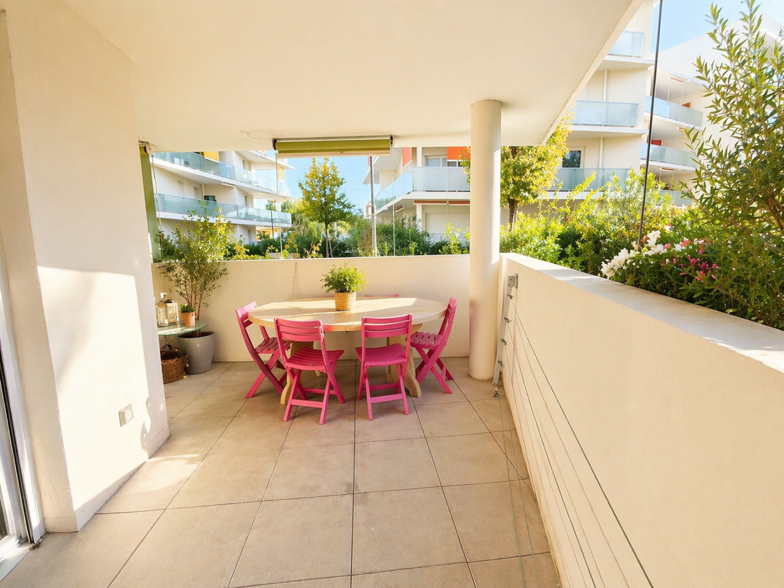 A vendre appartement 4 pièces avec terrasse, garage Saint Mitre 13013 Marseille