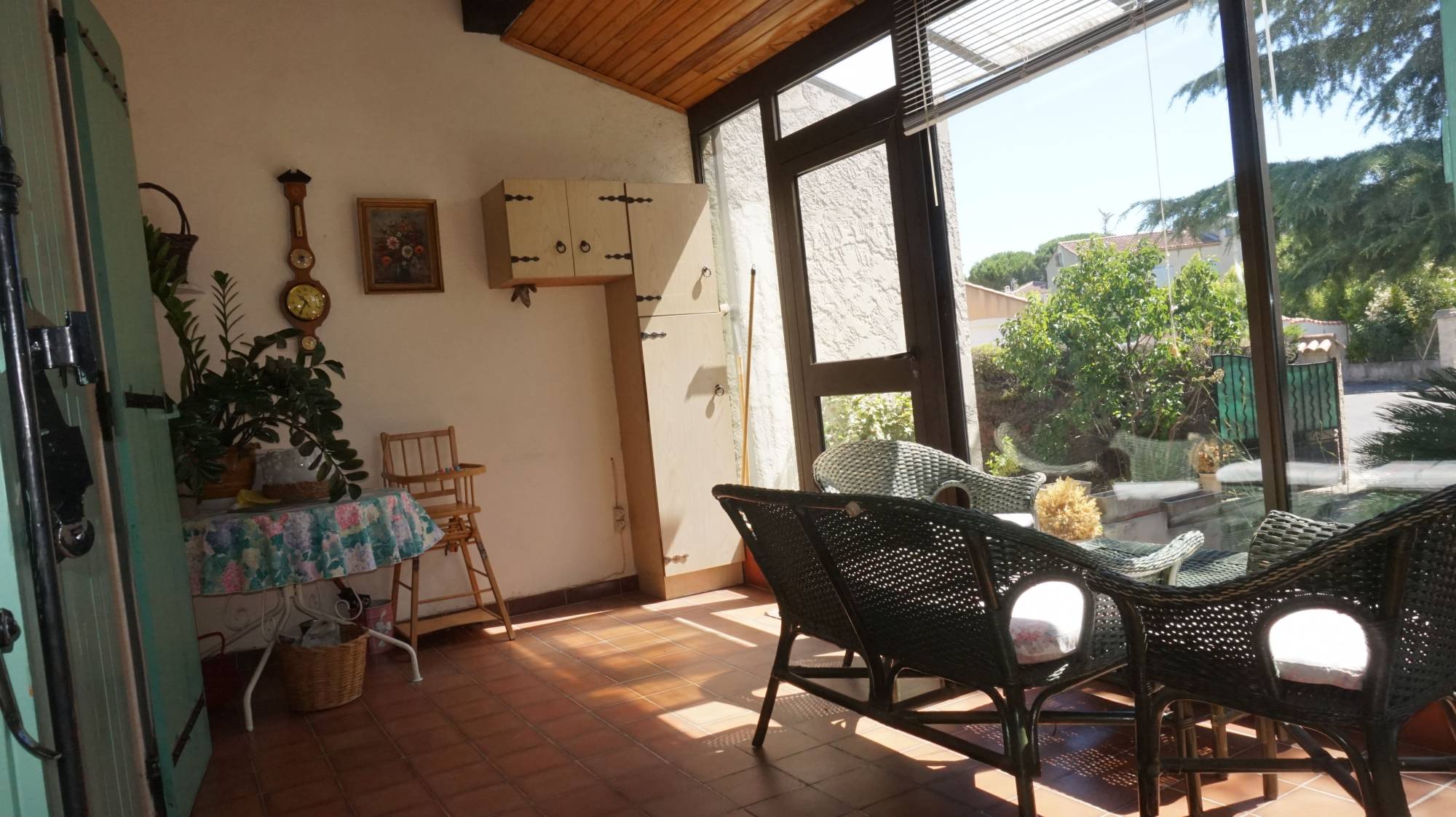 véranda A vendre villa individuelle de 86 m² avec véranda de 13 m² sur parcelle de 503 m² - 13380 Plan de Cuques