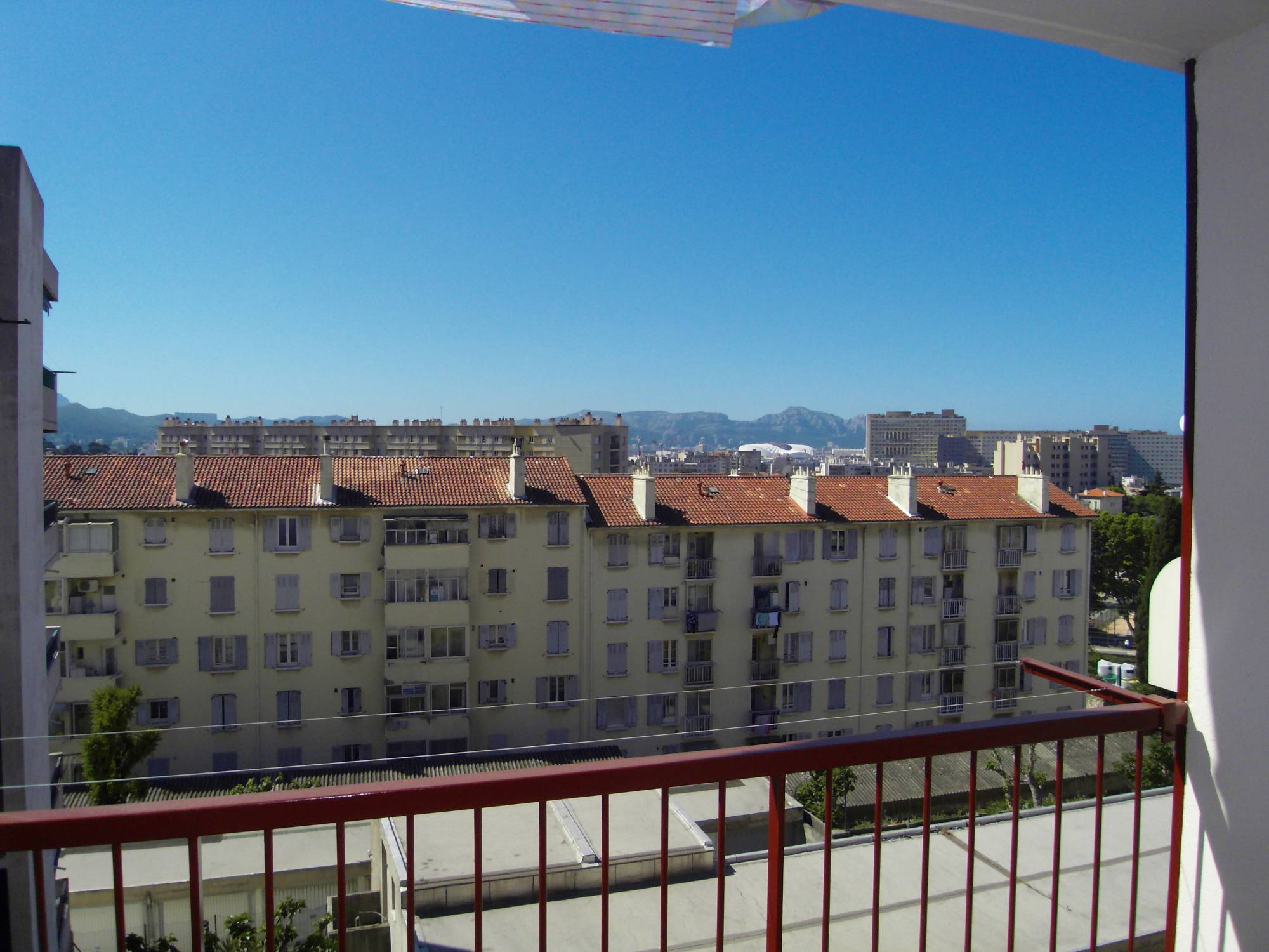 vue dégagée à vendre appartement gare de la blancarde 13004 Marseille