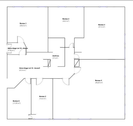  À VENDRE – Ensemble de bureaux professionnels – Marseille 2e – 485,83 m² Carrez