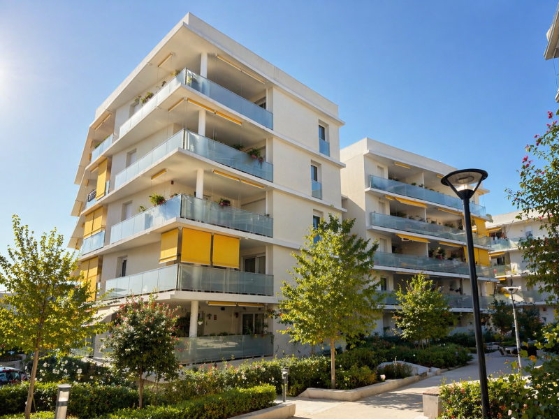 A vendre appartement 4 pièces avec terrasse, garage Saint Mitre 13013 Marseille