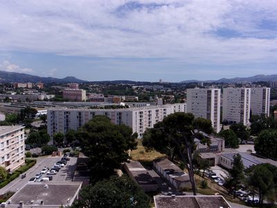 marseille 13013 La rose à la vente un type 3 de 56 m² en dernier étage avec une belle vue dégagée sans aucun vis à vis
