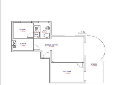 PLAN APPARTEMENT 3 PIECES A VENDRE SUR CASSIS