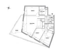 A vendre appartement 4 pièces avec terrasse, garage Saint Mitre 13013 Marseille 