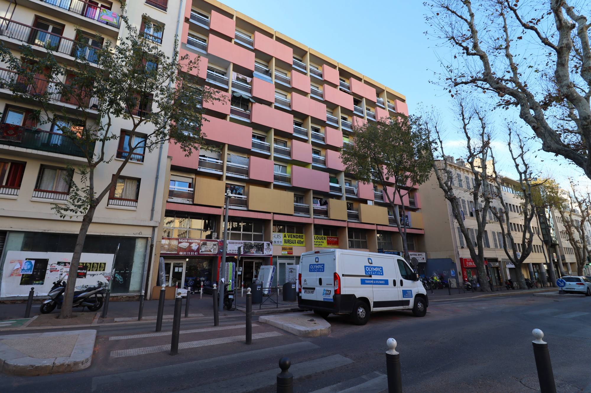 FACADE A vendre Appartement 1 pièces de 29 m2 avec balcon en plein coeur du Centre ville de Marseille 13003 Marseille